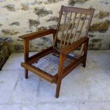 Armchair 50s style scandinavian 3 positions