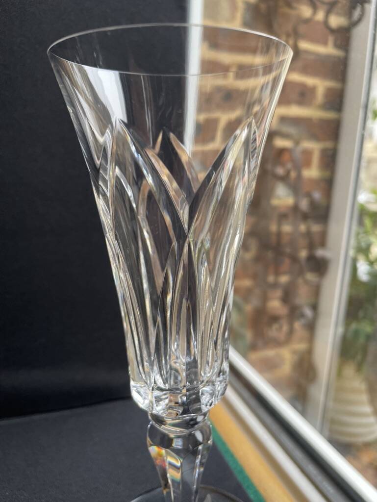 6 Saint Louis champagne flutes Camargue service