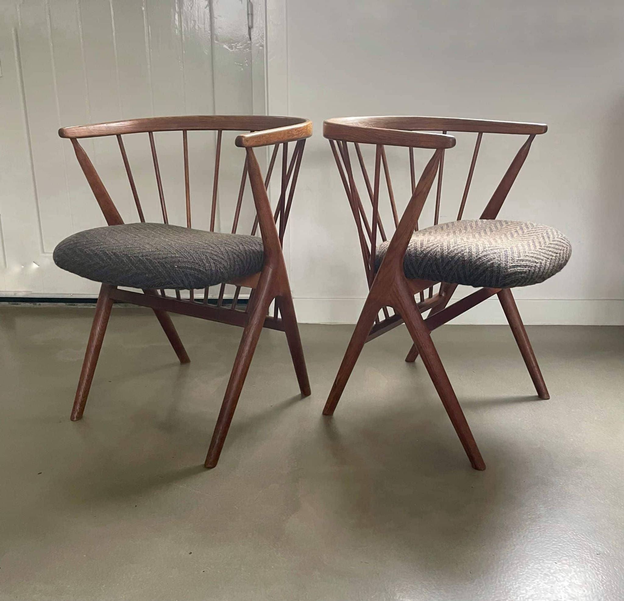 Set of 2 chairs, Helge Sibast chair no. 8, Sibast, Denmark, 1950s
