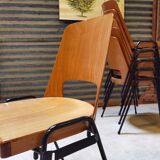 Set of 6 stackable chairs Baumann Manhattan