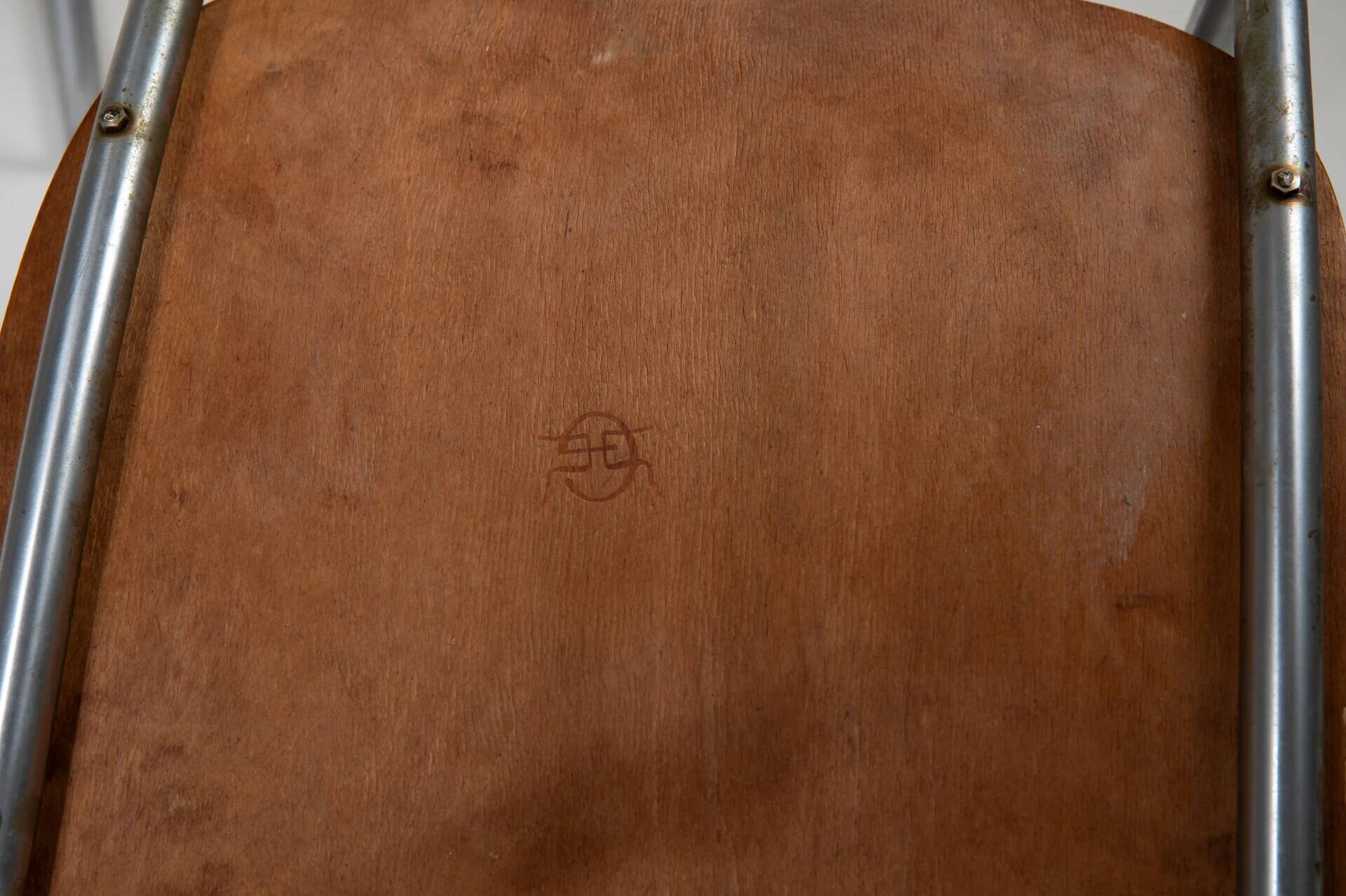 Années 1930 Très rare Gispen n°108, avec marque de fabricant (ensemble de 4)