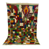 Handmade Moroccan Berber carpet 243 x 157 CM