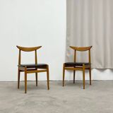 Paire de chaises scandinave