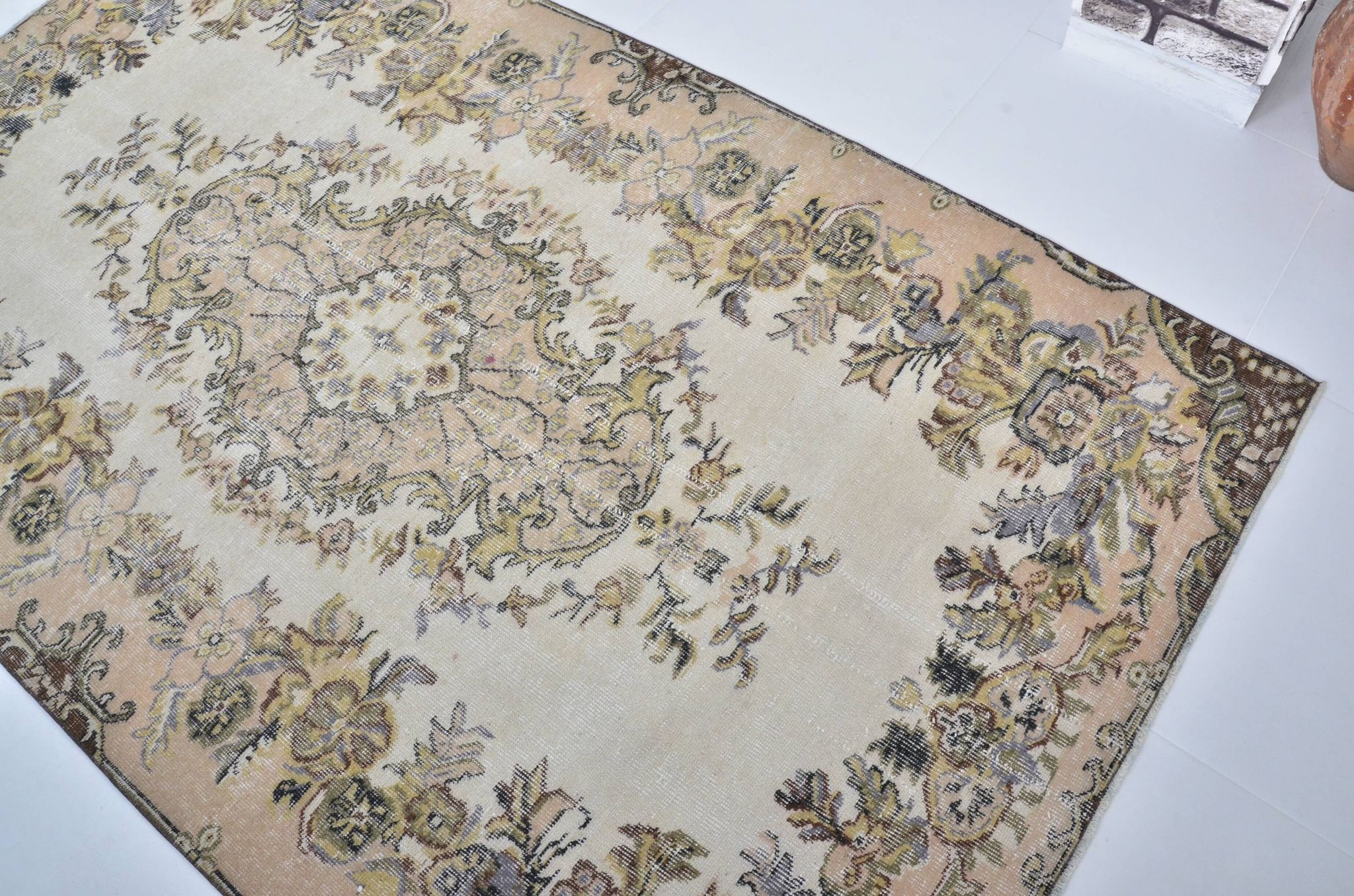 Oushak Turkish Vintage Rug sku 3100