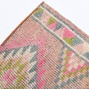 3x12 Blush Pink Vintage Runner Rug, 92x355Cm