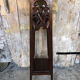 High table silver mahogany carved vintage