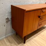 Commode coiffeuse Roger Landault 1960 en teck