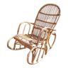 Rattan rocking chair 60s