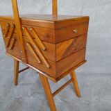 Vintage solid walnut worker