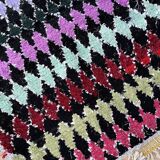 Tapis Berbère Boucherouite coloré - 120 x 162 cm