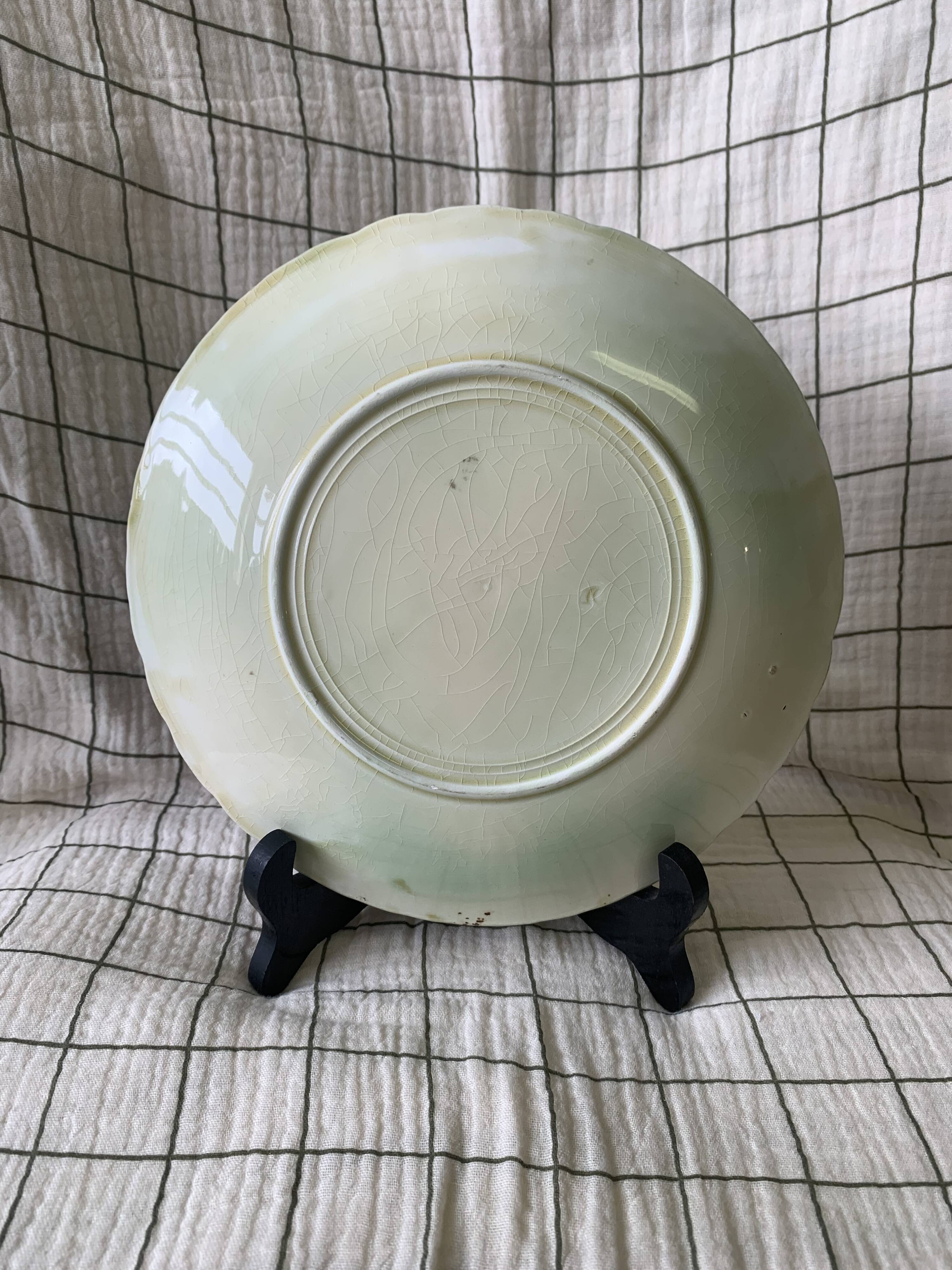Assiette barbotine