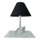 1970s Lucite Knot Table Lamp Attributed to Elaine Bscheider for Dorothy Tho