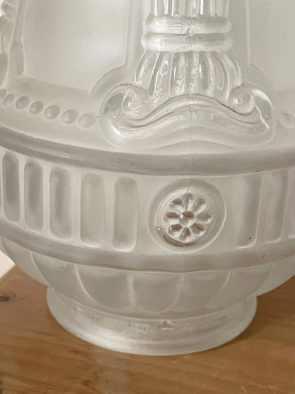 Abat-jour en verre Art Déco