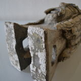 Lampe sculpture tete gaulois signee Mazoyer 1977