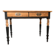 Vintage solid wood desk, 2 drawers