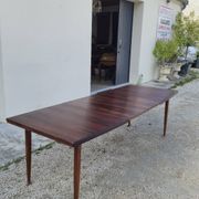 Scandinavian extendable table in Rio rosewood, 1960s