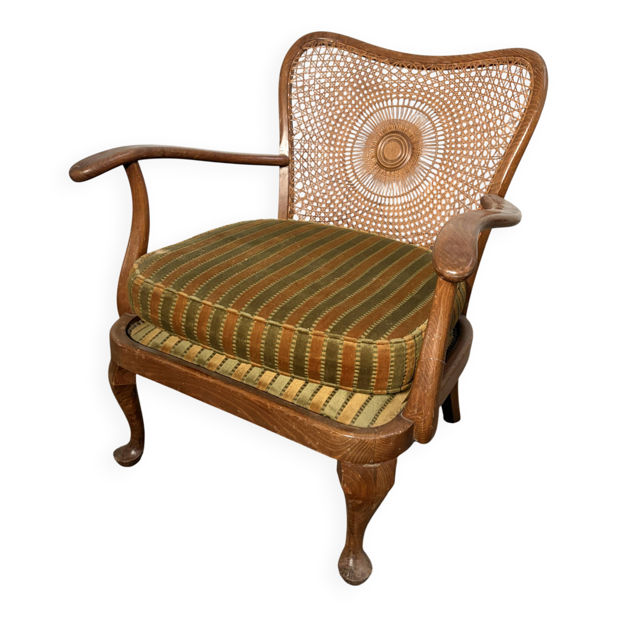 Fauteuil canné