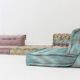Roche Bobois Mah Jong modular sofa Missoni fabric design by Hans Hopfer