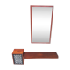 Scandinavian entrance mirror and shelf by Hans-Agne Jakobsson Åhus