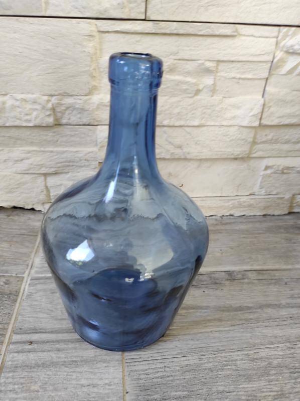 Demijohn j albinana transparent blue