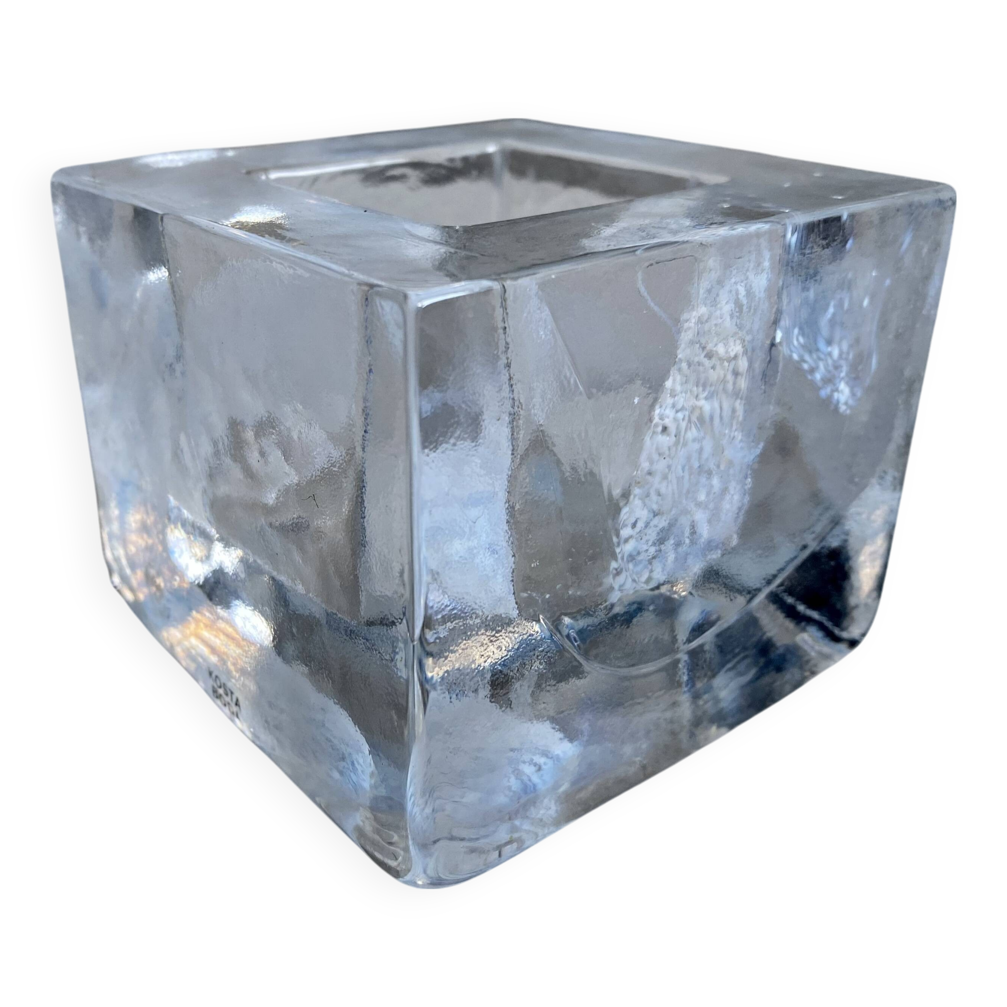 Kosta boda glass candle holder scandinavian design