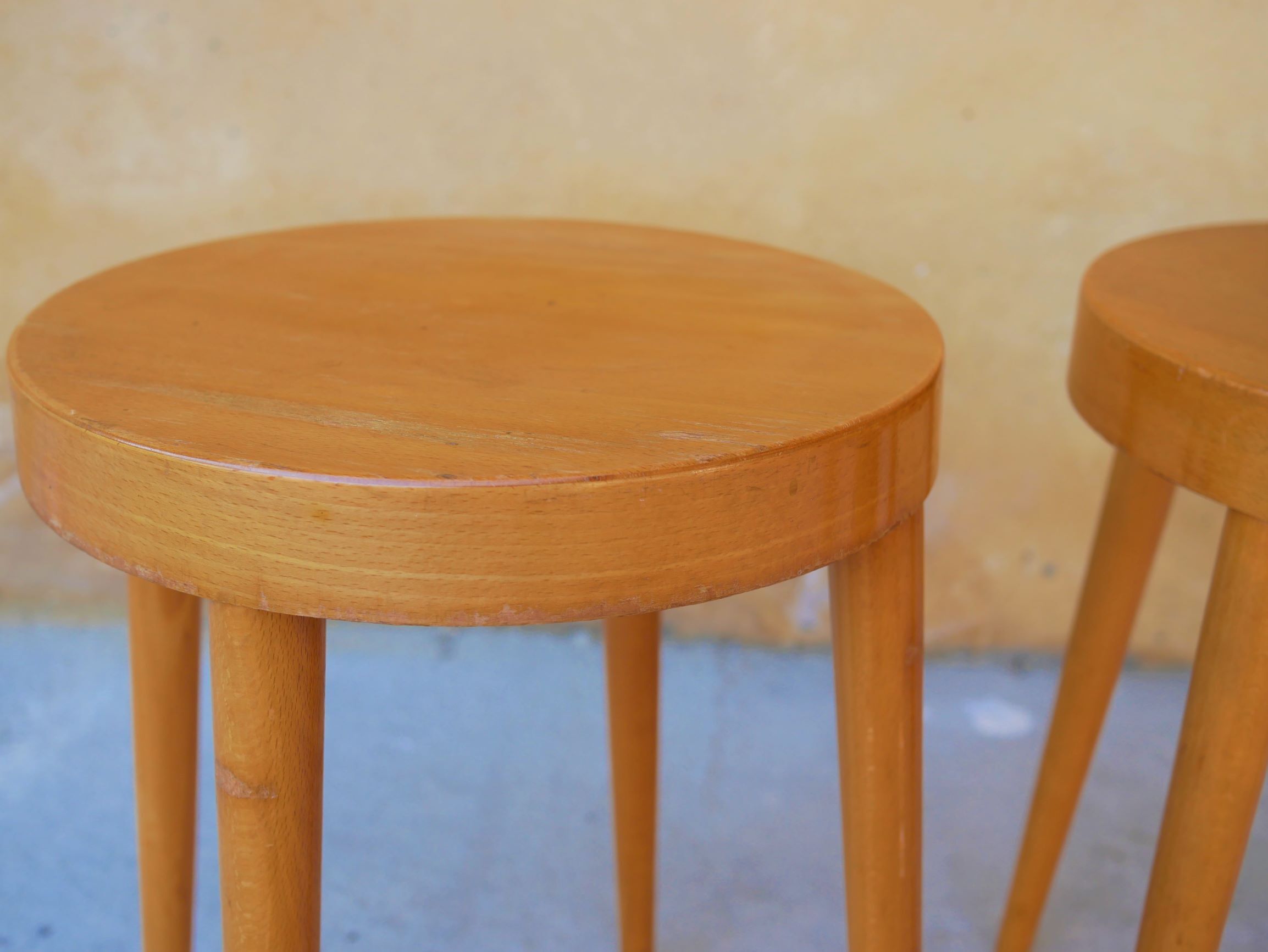Pair of stools by Baumann