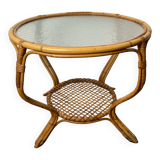 Rattan coffee table