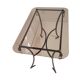 1960s/70s coffee table in wrought iron and smoked glass.