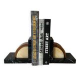 Pair of marble bookends