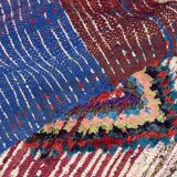 Vintage moroccan carpet berbere boucherouite