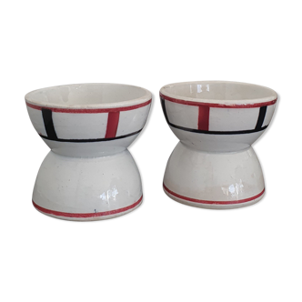 Coquetiers diabolo Basque motif