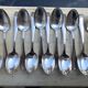 12 Silver Metal Spoons