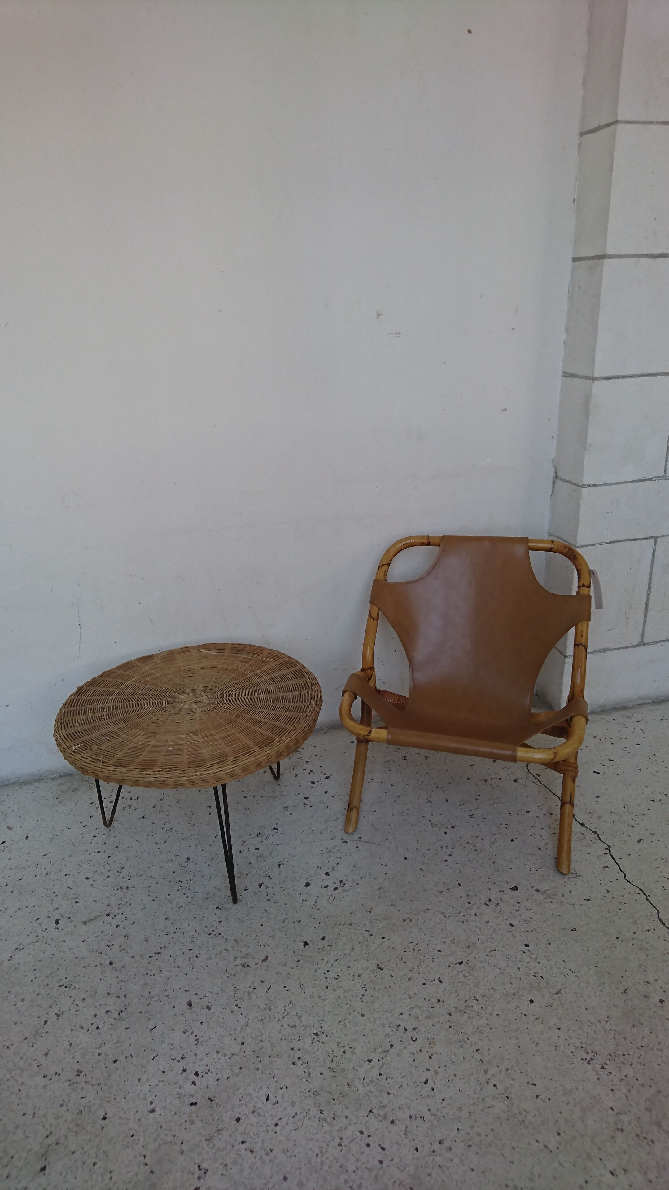 Wicker coffee table 60