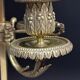 Bronze bouillotte lamp from the 19th century.
