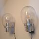 Pair of space age wall lights by Doria Leuchten