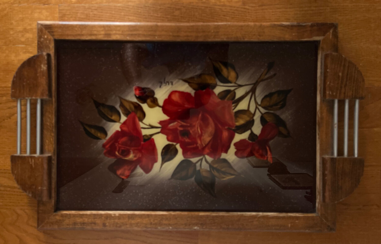 Antique Art Deco tray by Elgé