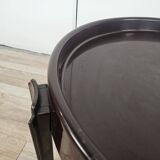 Table basse vintage Space Age en plastique foncé par Dal Vera 1970