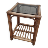 Rattan bedside