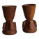 Pair of wooden egg cups