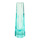 Art Nouveau vase, uranium crystal, Moser, Czechia, early 20th century