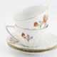 Lot de 2 tasses et sous tasses porcelaine Lamotte