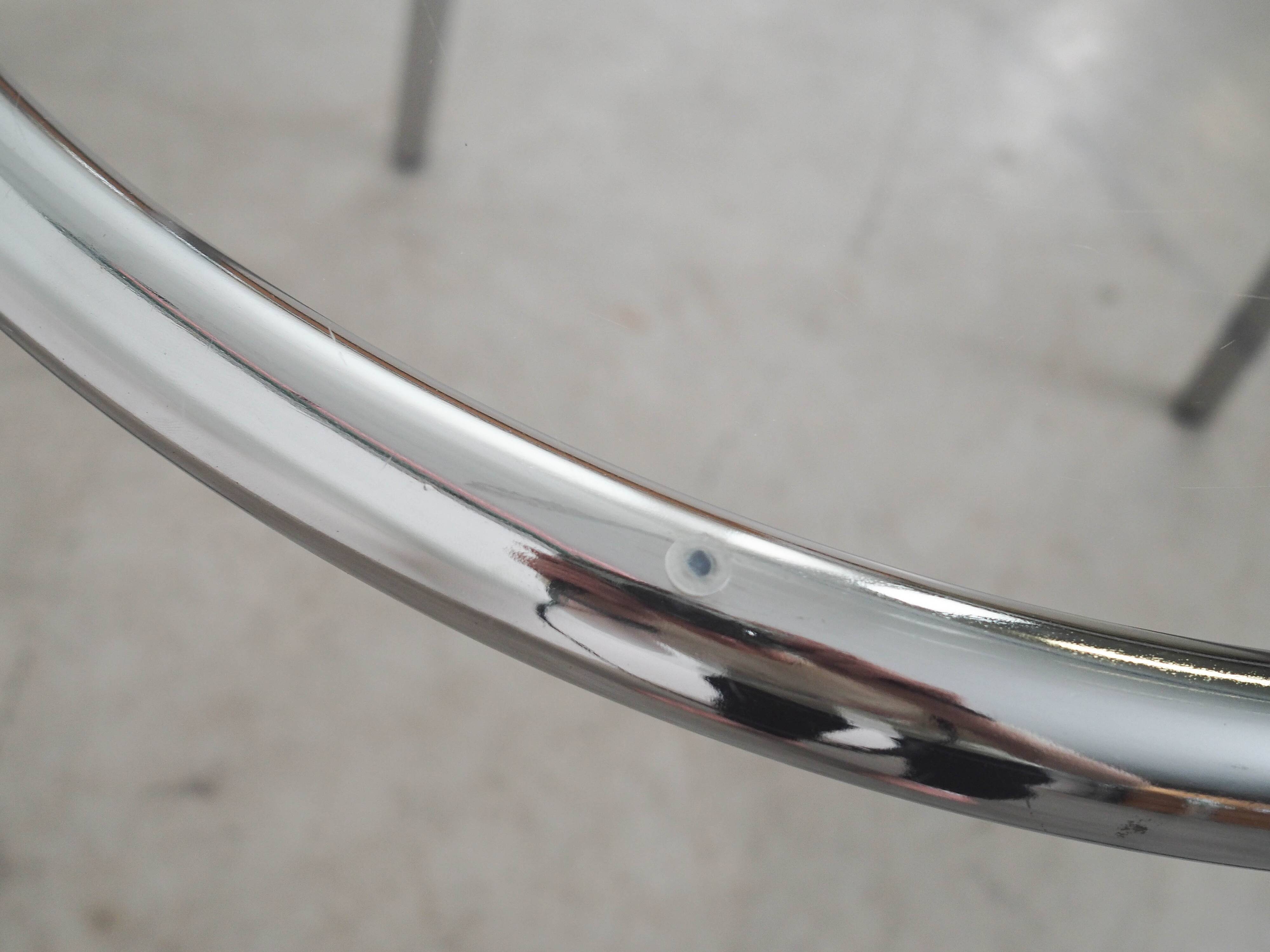 Glass table, Italian design, 1980s, made in Italy