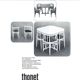 Built-in table and chairs Thonet