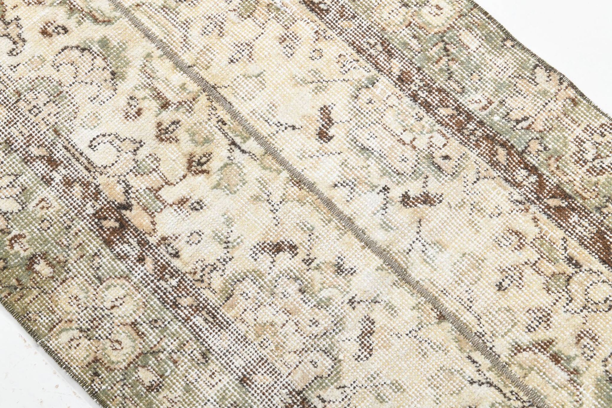 2x8 Shabby Chic Rug For Kitchen Vintage Runner Rug, 64x241Cm