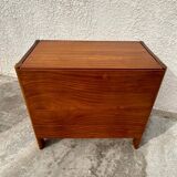 Paire de commodes vintage en bois