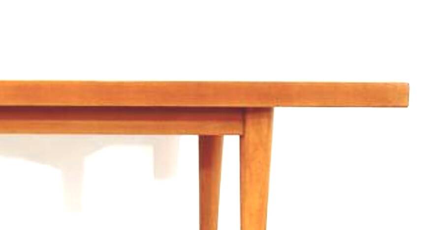 Scandinavian dining table in teak