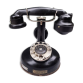 Téléphone à colonne ancien 20's