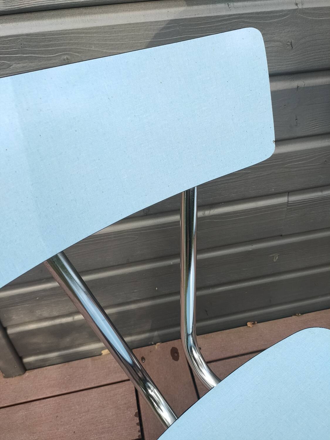 Paire de chaises de cuisine en formica