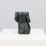 Female Torso Sculpture in Bronze, signed Gerard, edition 2/8