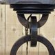 1950s oak chandelier - 5 lights